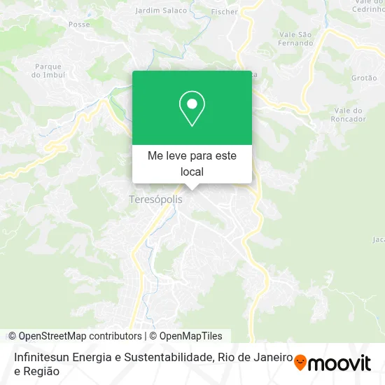 Infinitesun Energia e Sustentabilidade mapa