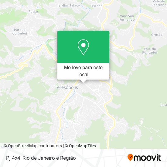Pj 4x4 mapa