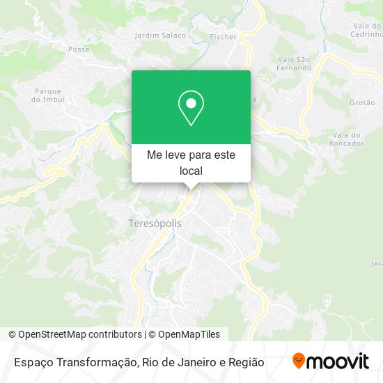 Espaço Transformação mapa