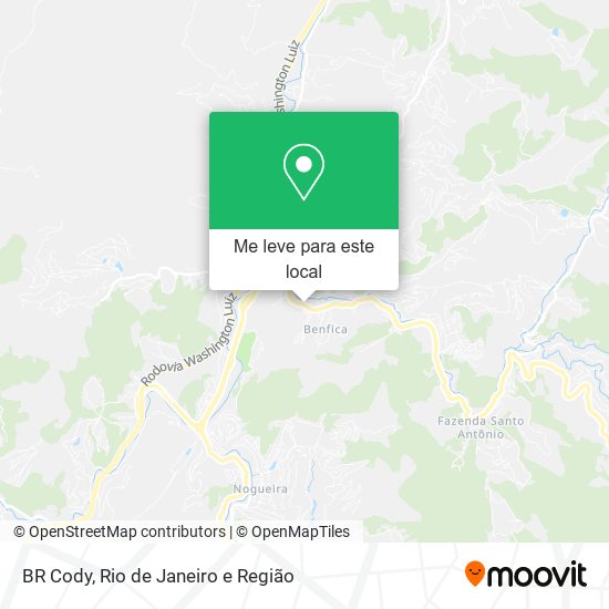 BR Cody mapa