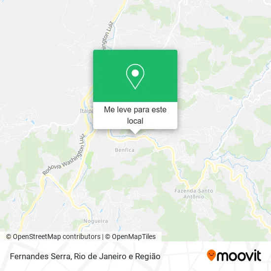 Fernandes Serra mapa