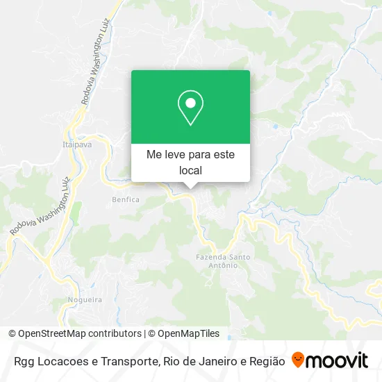 Rgg Locacoes e Transporte mapa