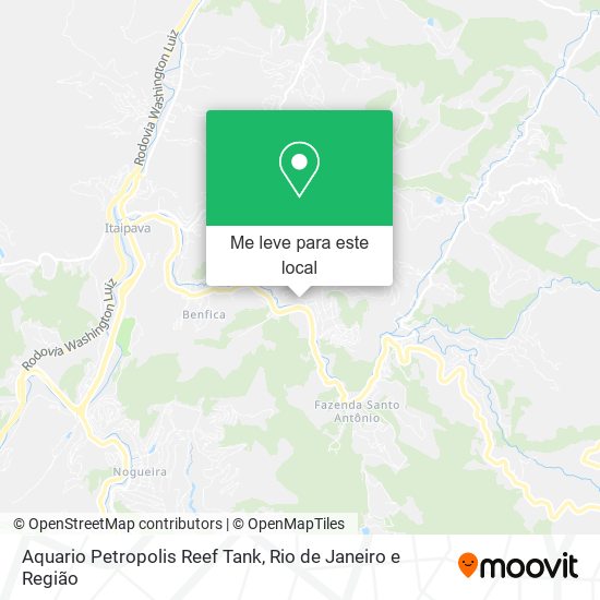 Aquario Petropolis Reef Tank mapa