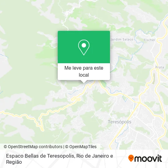 Espaco Bellas de Teresopolis mapa