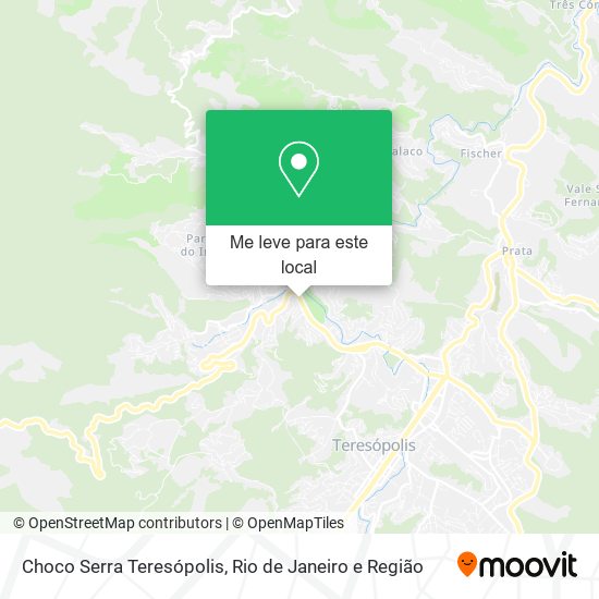 Choco Serra Teresópolis mapa