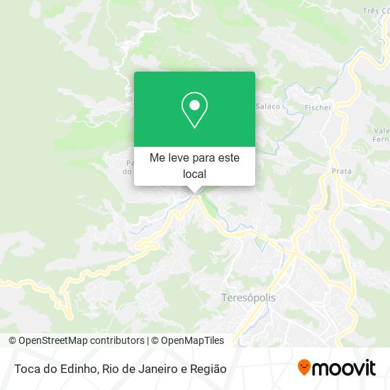 Toca do Edinho mapa