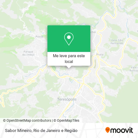 Sabor Mineiro mapa
