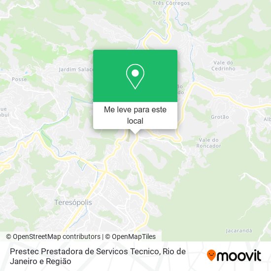 Prestec Prestadora de Servicos Tecnico mapa