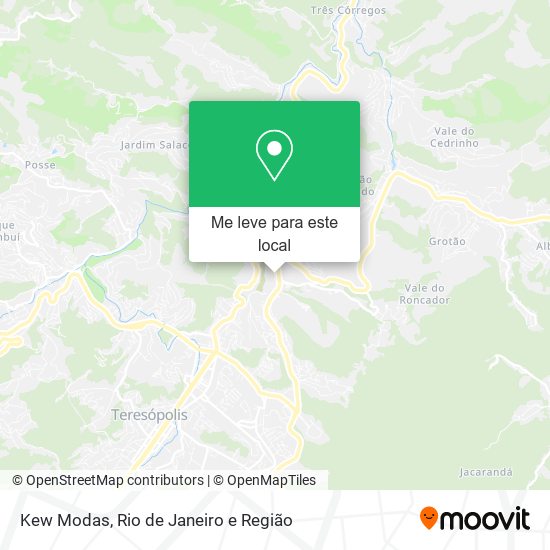 Kew Modas mapa