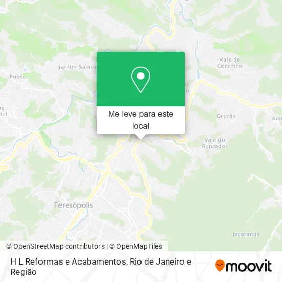 H L Reformas e Acabamentos mapa