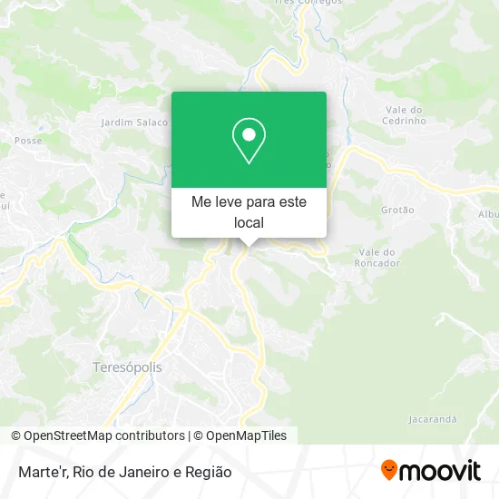 Marte'r mapa