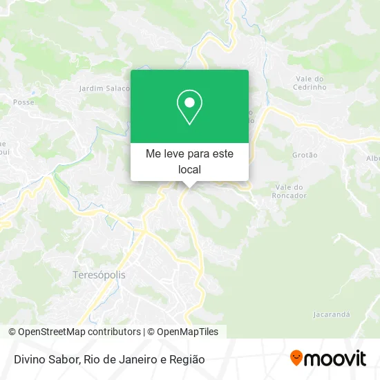 Divino Sabor mapa