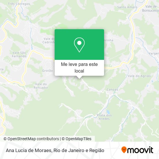 Ana Lucia de Moraes mapa