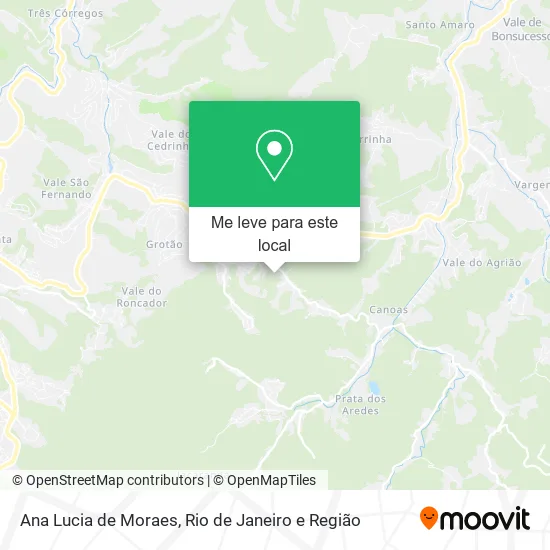 Ana Lucia de Moraes mapa