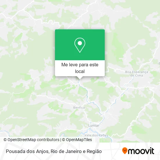 Pousada dos Anjos mapa