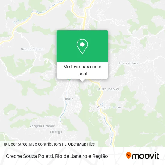 Creche Souza Poletti mapa