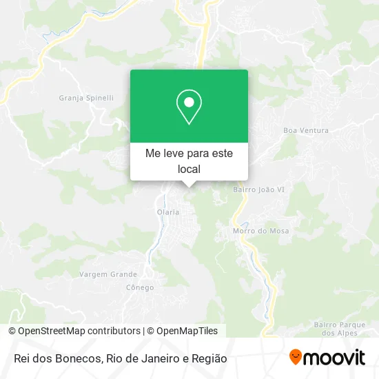 Rei dos Bonecos mapa