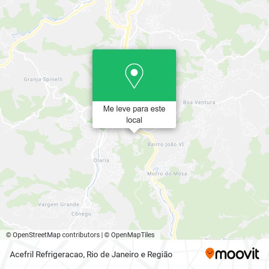 Acefril Refrigeracao mapa