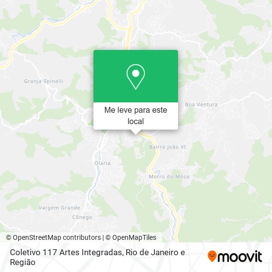 Coletivo 117 Artes Integradas mapa