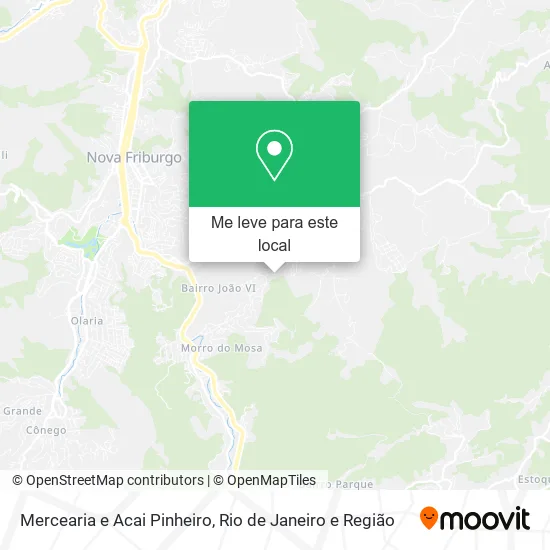Mercearia e Acai Pinheiro mapa