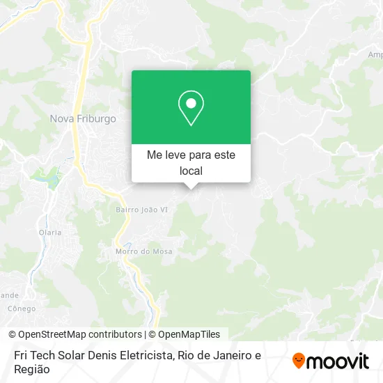 Fri Tech Solar Denis Eletricista mapa