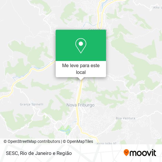 SESC mapa