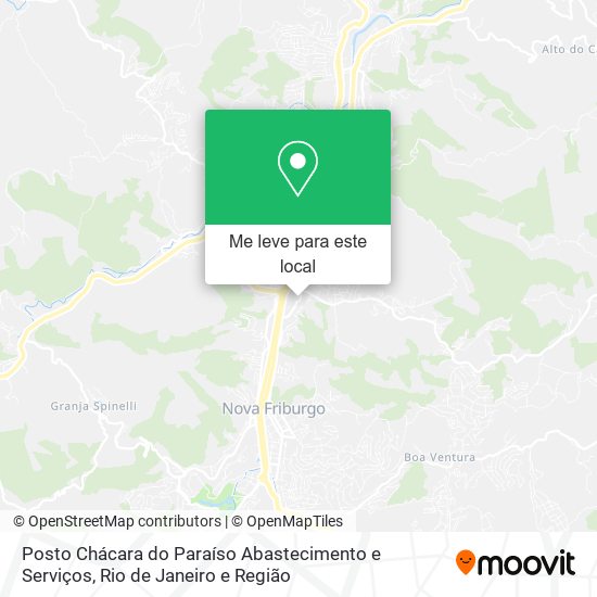 Posto Chácara do Paraíso Abastecimento e Serviços mapa
