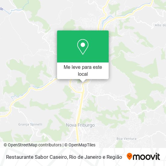 Restaurante Sabor Caseiro mapa