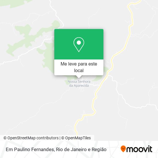 Em Paulino Fernandes mapa