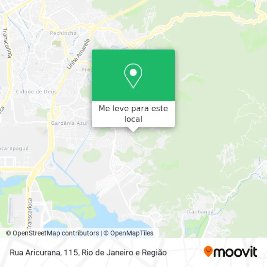 Rua Aricurana, 115 mapa