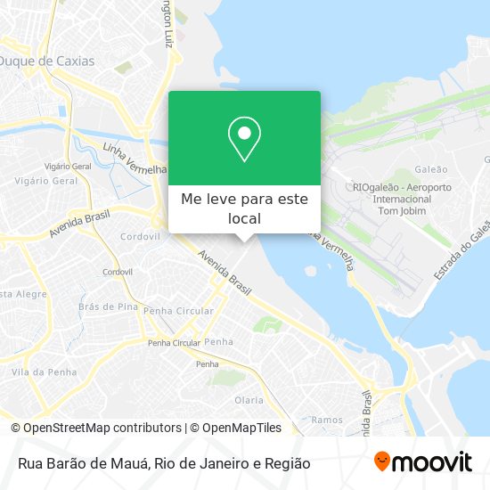 Rua Barão de Mauá mapa