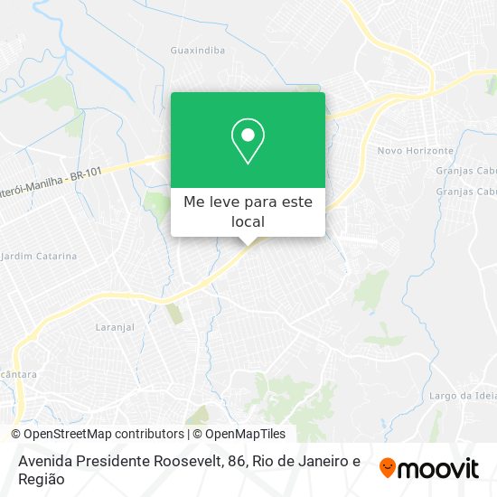 Avenida Presidente Roosevelt, 86 mapa