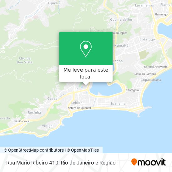 Rua Mario Ribeiro 410 mapa