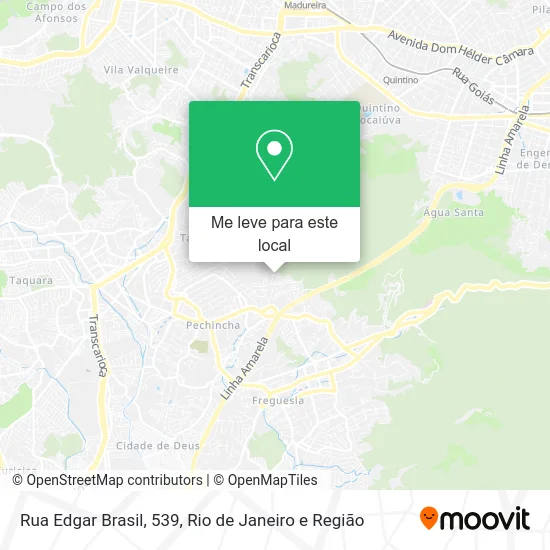 Rua Edgar Brasil, 539 mapa