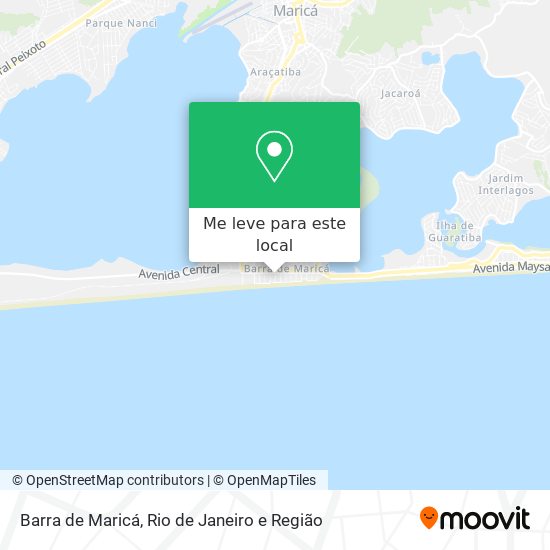 Barra de Maricá mapa