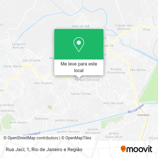 Rua Jaci, 1 mapa