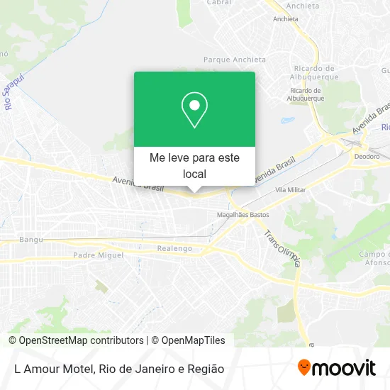 L Amour Motel mapa