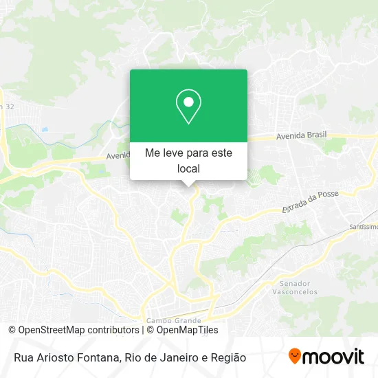 Rua Ariosto Fontana mapa
