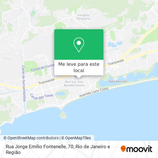 Rua Jorge Emílio Fontenelle, 70 mapa