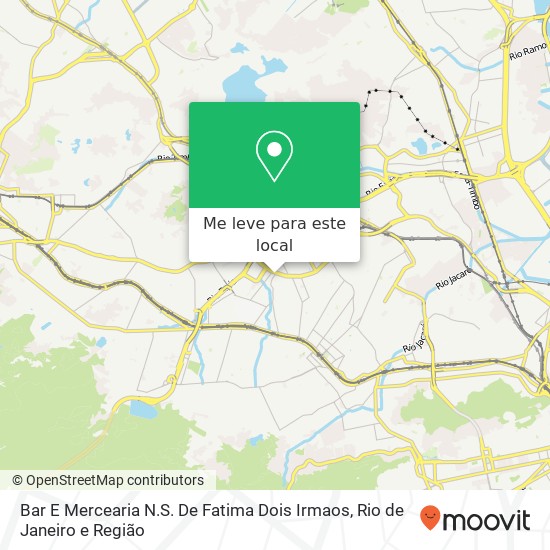 Bar E Mercearia N.S. De Fatima Dois Irmaos mapa