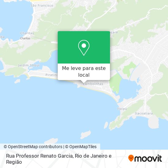 Rua Professor Renato Garcia mapa