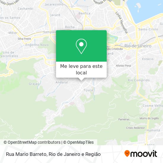 Rua Mario Barreto mapa