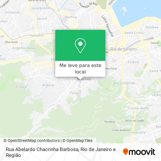 Rua Abelardo Chacrinha Barbosa mapa