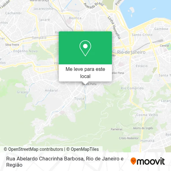 Rua Abelardo Chacrinha Barbosa mapa