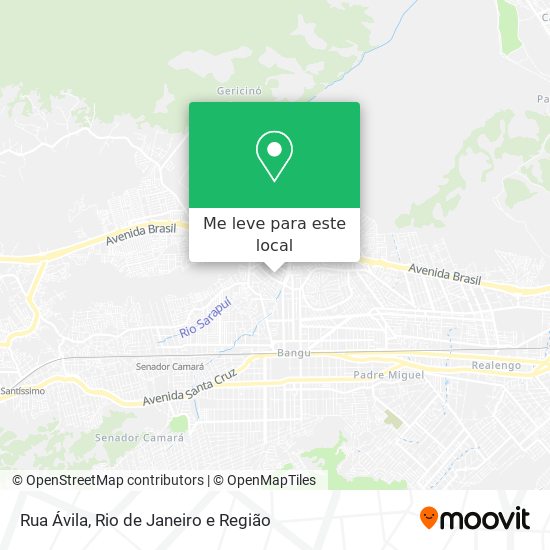 Rua Ávila mapa
