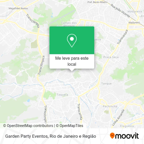 Garden Party Eventos mapa