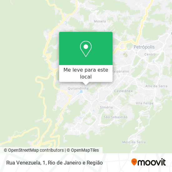 Rua Venezuela, 1 mapa