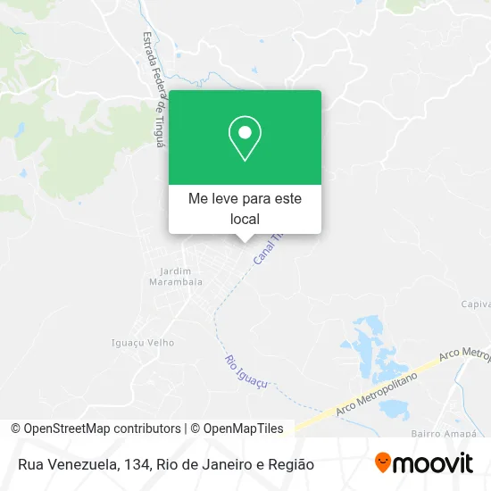 Rua Venezuela, 134 mapa