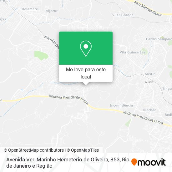 Avenida Ver. Marinho Hemetério de Oliveira, 853 mapa