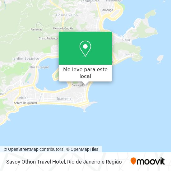 Savoy Othon Travel Hotel mapa